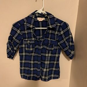 Flannel button down.